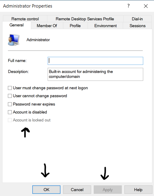 Unlock Account
